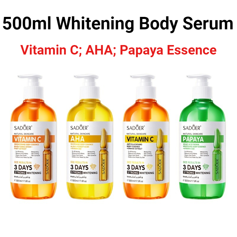 Hyaluronic Acid Facial Serum - سيروم تفتيح البشرة SADOER AHA سعة