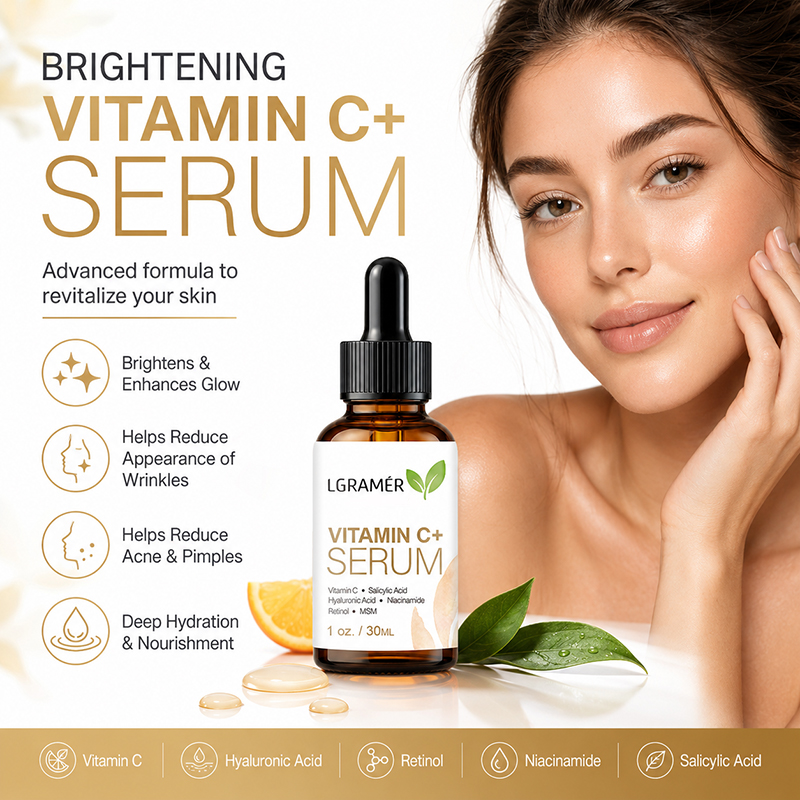 Hyaluronic Acid Facial Serum - سيروم فيتامين سي+ للوجه مع حمض