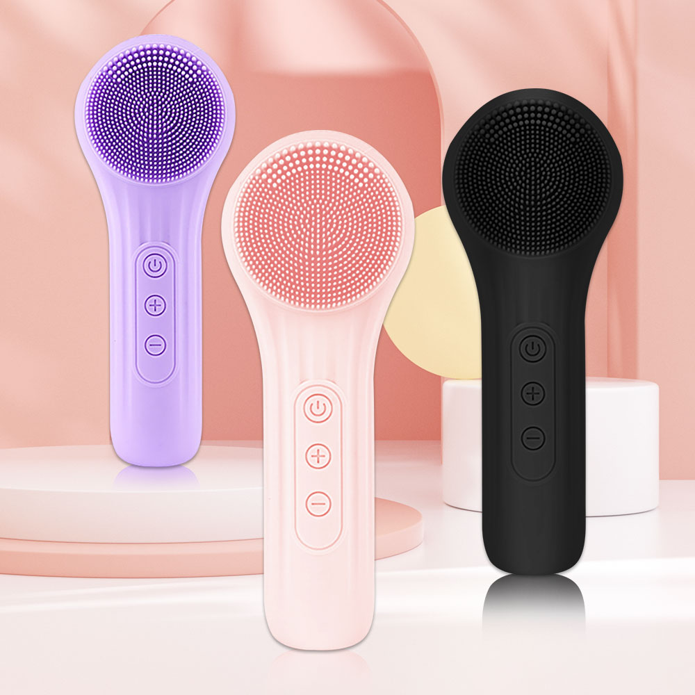 Silicone Face Scrubber Electric - منظف فرشاة وجه سيليكون صوتي ،