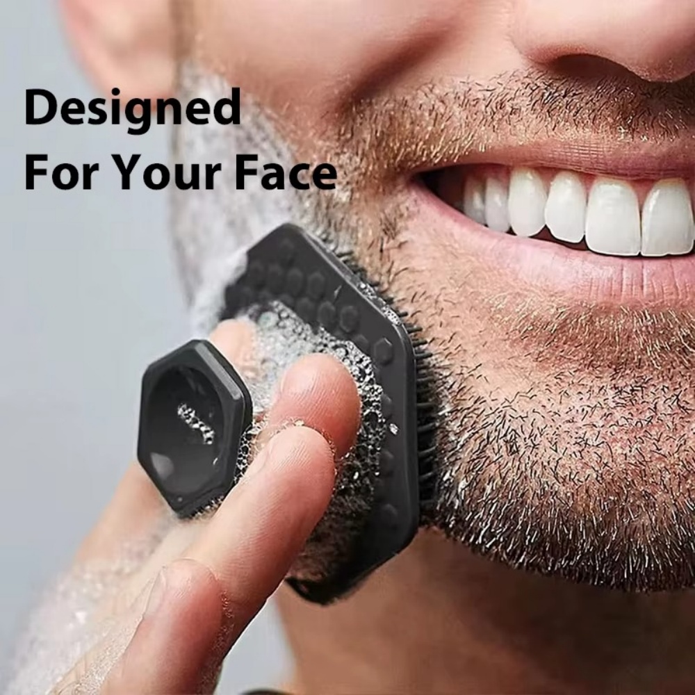 Silicone Face Scrubber Electric - فرشاة تنظيف الوجه اليدوية الصغيرة للرجال،