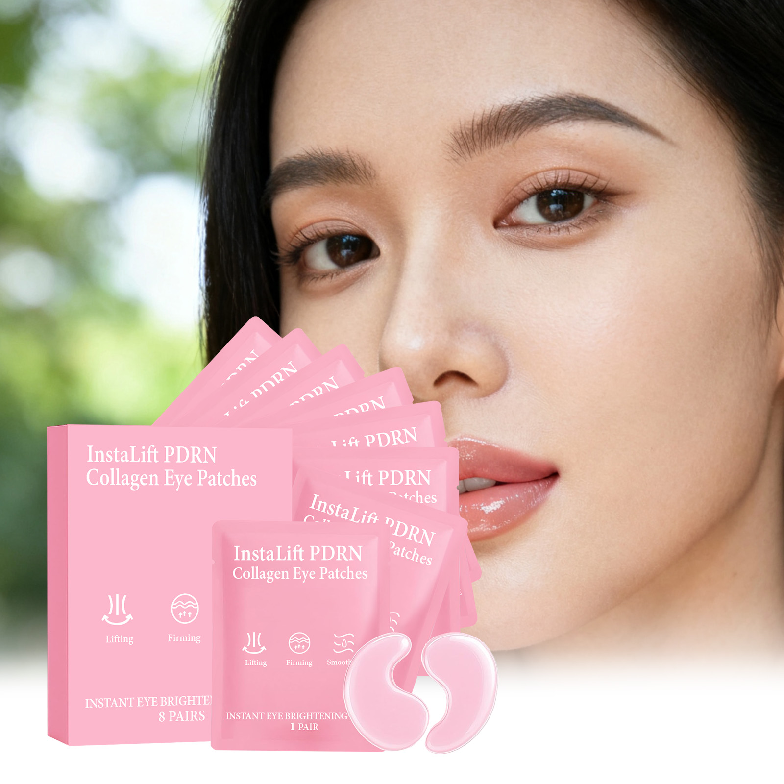 Collagen Under Eye Patches - Instalift PDRN الكولاجين لصقات عين مكافحة