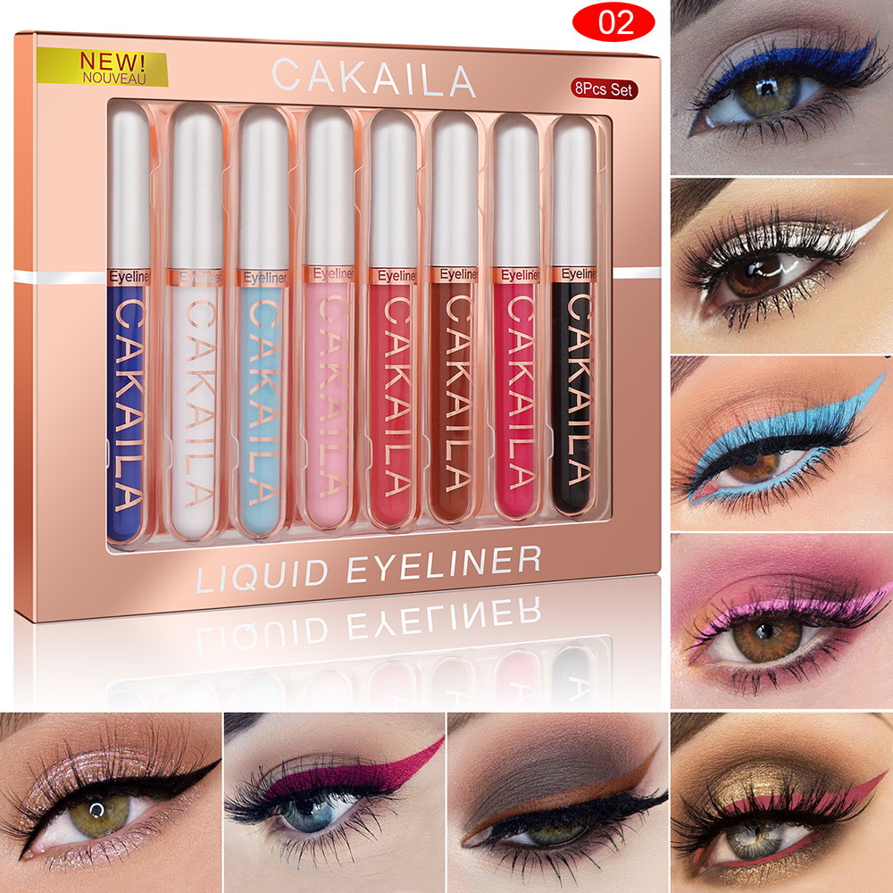 مجموعة مكونة من 8 ألوان من أقل - مراجعة Waterproof Liquid Eyeliner Pen وسعره