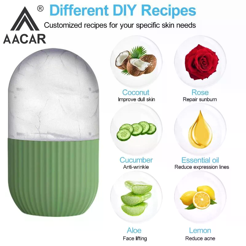 قالب سيليكون لصنع مكعبات الثلج - مراجعة Face Ice Roller Puffiness وسعره