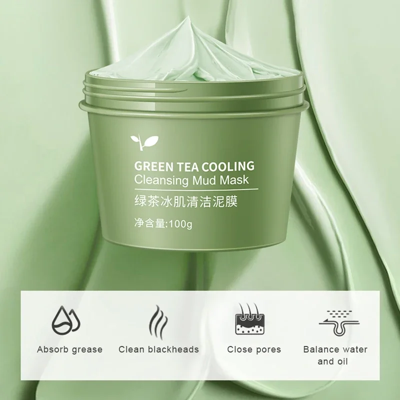 قناع الطين الشاي الأخضر قناع ا - مراجعة Green Tea Cleansing Clay Mask وسعره