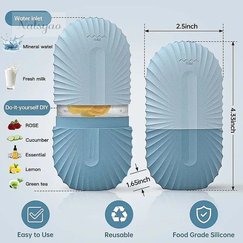 أداة تدليك الوجه بالثلج، قطعة  - مراجعة Face Ice Roller Puffiness وسعره