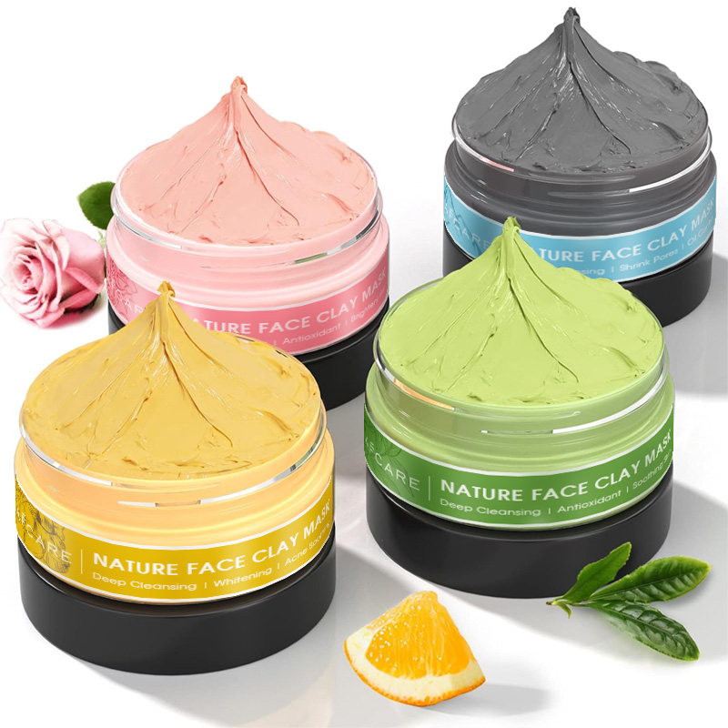 4 قطعة قناع الوجه الطين مجموعة - مراجعة Green Tea Cleansing Clay Mask وسعره