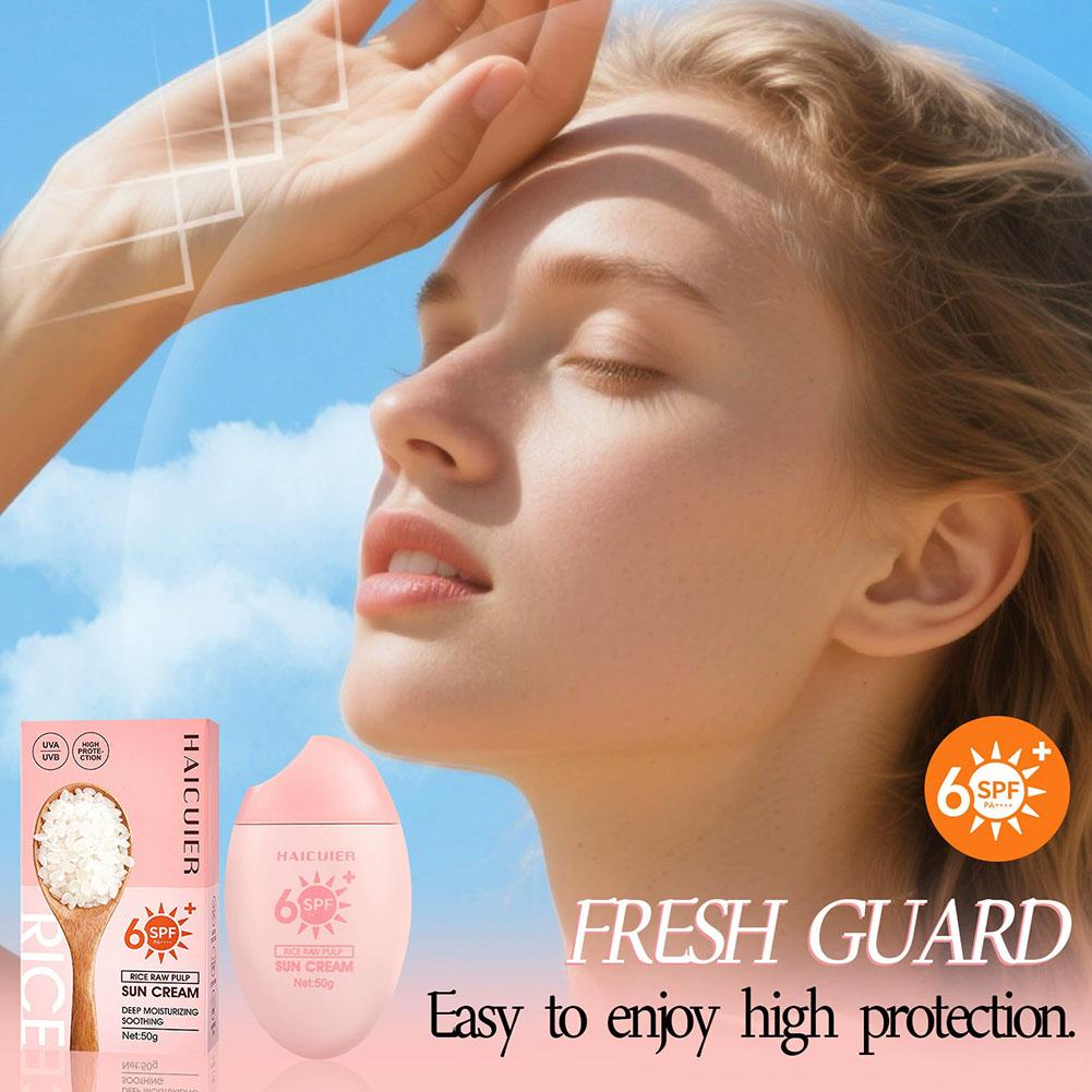 واقي شمس SPF50+ بخلاصة الأرز ا - مراجعة Spf 50 Waterproof Sunscreen وسعره