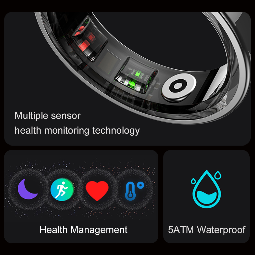 خاتم ذكي 2024 COLMI R09 للرجال - مراجعة Health Monitors وسعره