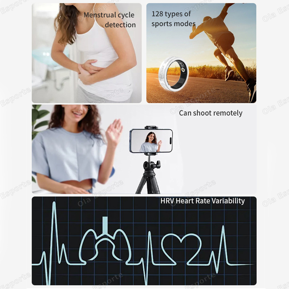 2025 جديد حلقة ذكية سيدة معدل  - مراجعة Health Monitors وسعره