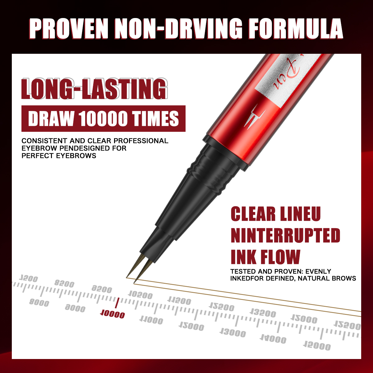 قلم حواجب فائق الدقة طويل الأم - مراجعة Waterproof Liquid Eyeliner Pen وسعره