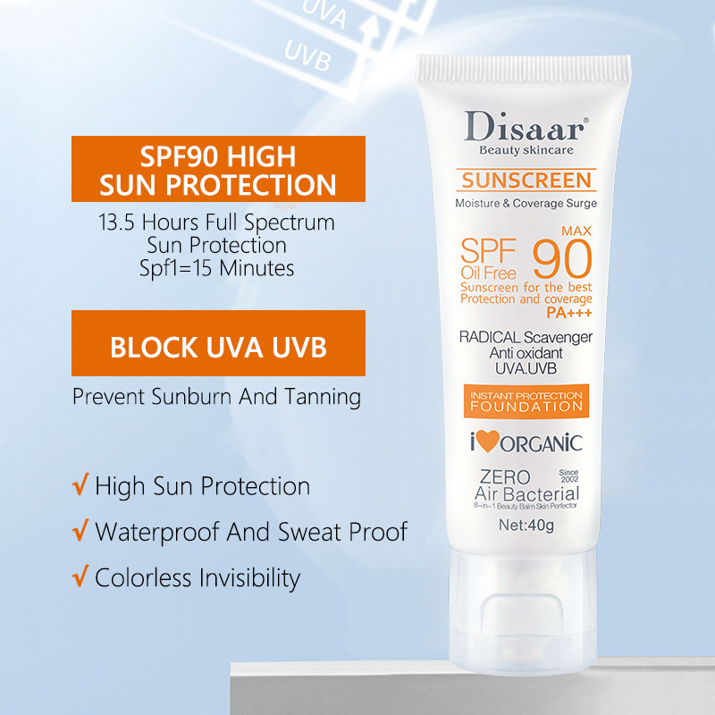 الوجه الجسم واقية من الشمس مقا - مراجعة Spf 50 Waterproof Sunscreen وسعره