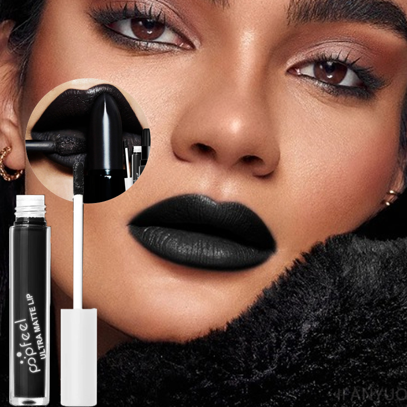 أحمر شفاه سائل أسود غير لامع م - مراجعة Matte Velvet Lip Tint Long Lasting وسعره