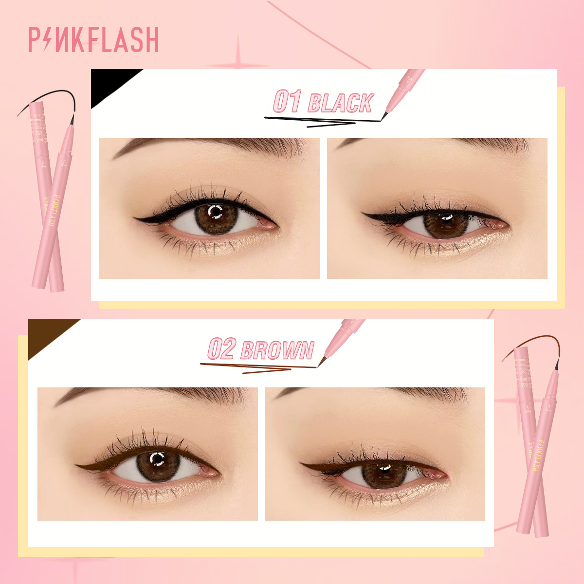 قلم تحديد العيون السائل الأسود - مراجعة Waterproof Liquid Eyeliner Pen وسعره