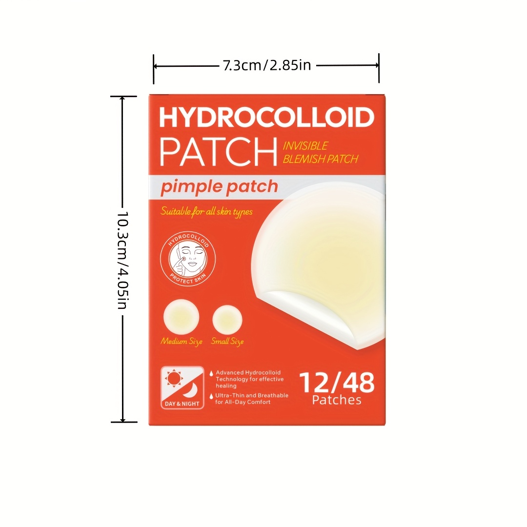 48 قطعة من رقع حب الشباب الغرو - مراجعة Hydrocolloid Pimple Patch وسعره