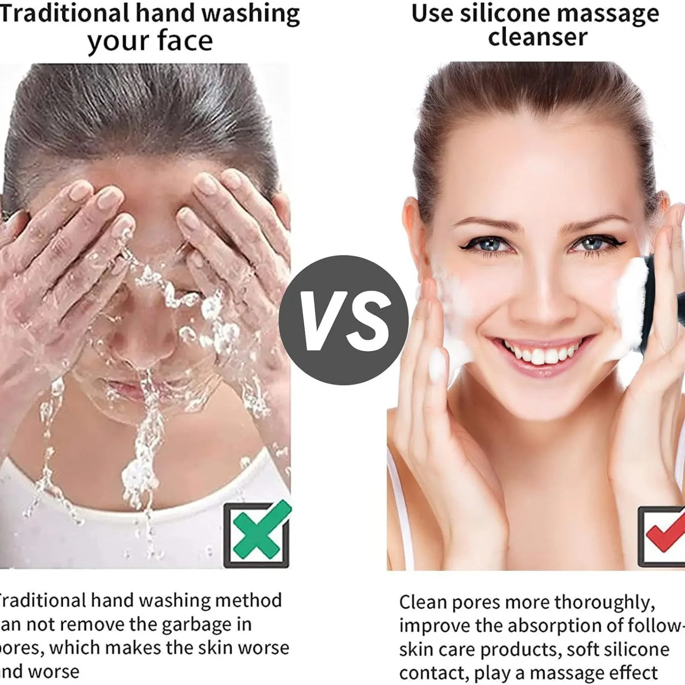 فرشاة تنظيف الوجه من السيليكون - مراجعة Silicone Face Scrubber Electric وسعره