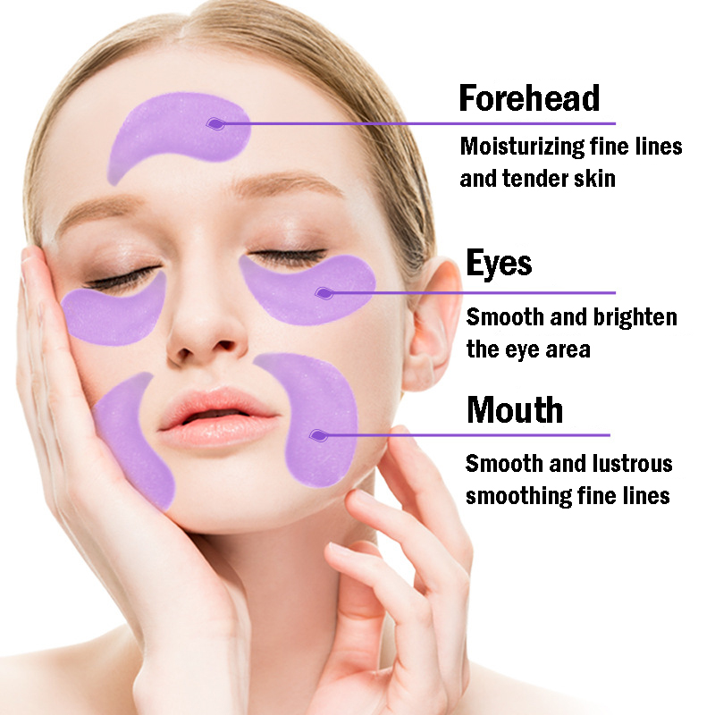 60 قطعة/صندوق صور فيتامين C ال - مراجعة Collagen Under Eye Patches وسعره