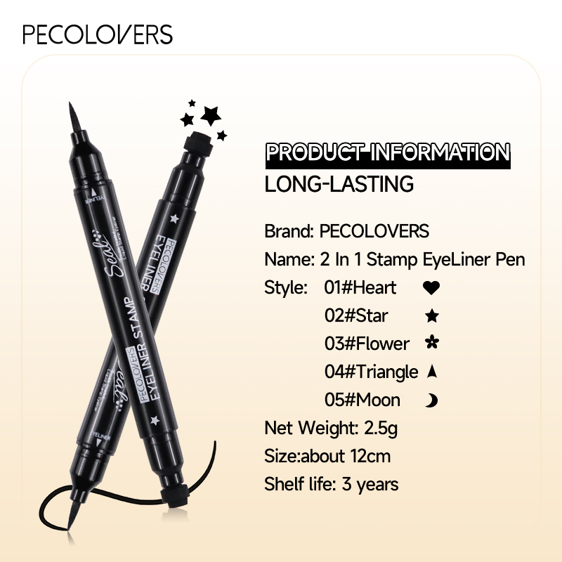 قلم تحديد عيون سائل مزدوج الرأ - مراجعة Waterproof Liquid Eyeliner Pen وسعره