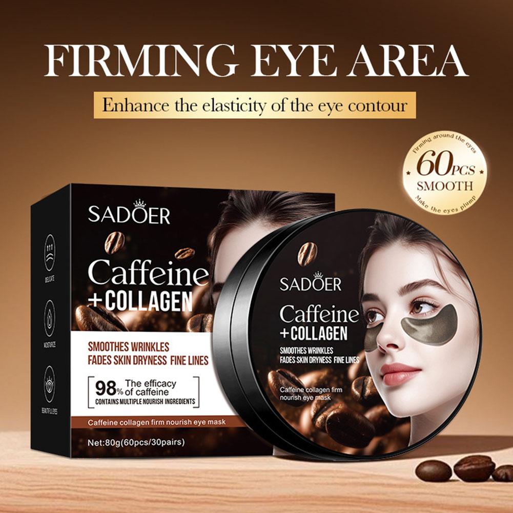 قناع عين بالكافيين والكولاجين  - مراجعة Collagen Under Eye Patches وسعره